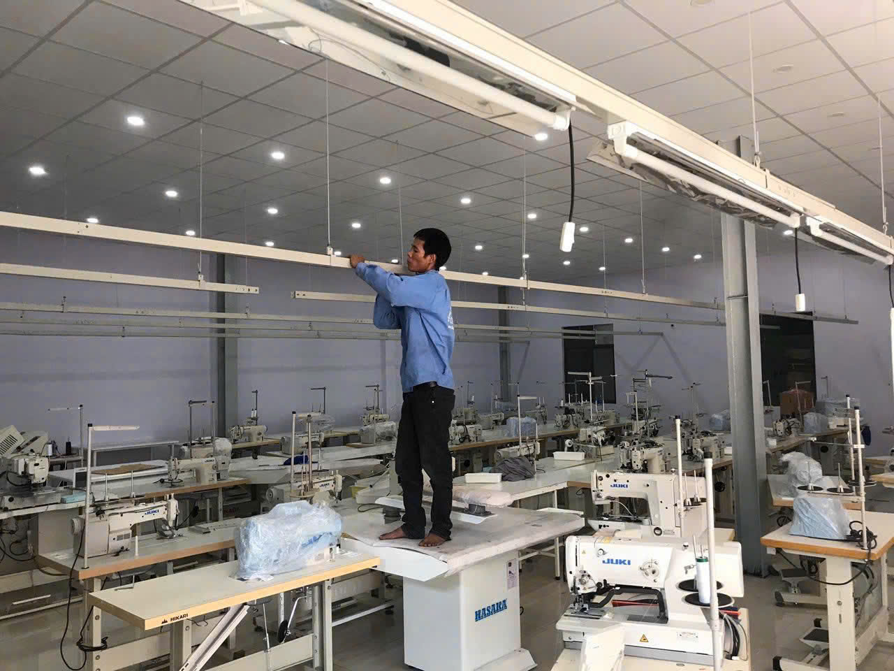Thi Công Điện Xưởng May