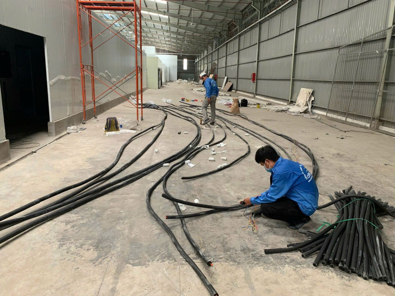 Thi công điện nhà xưởng