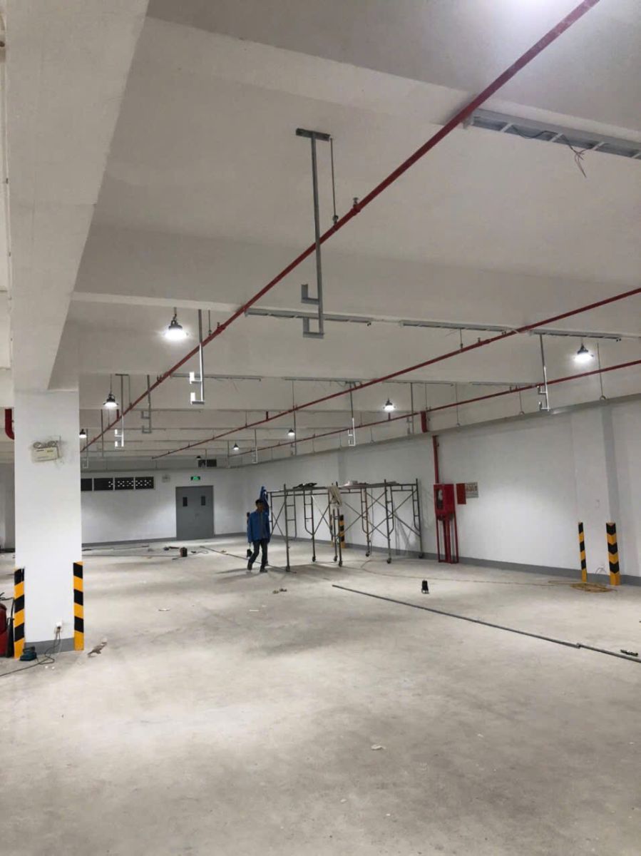 Thi công điện xưởng may